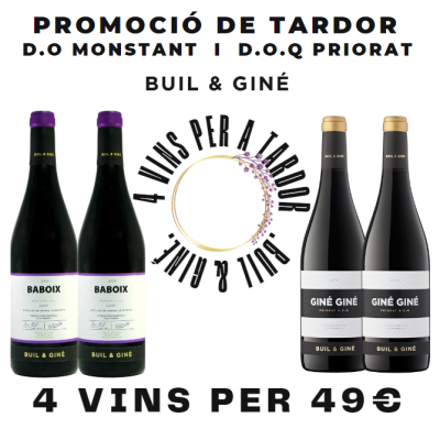 PROMOCIÓ DE 4 VINS PER A LA...